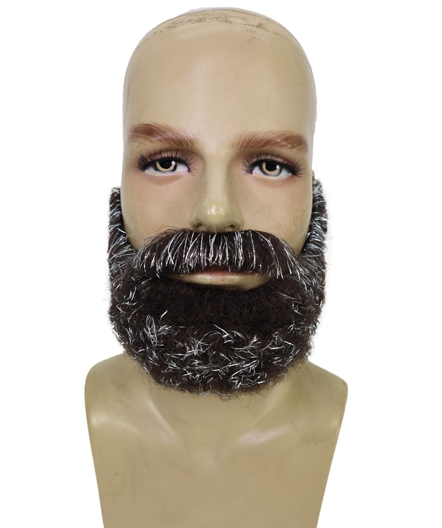 HPO Adult Men’s Portrait-Inspired Beard & Mustache Set | Realistic Costume Facial Hair Accessory