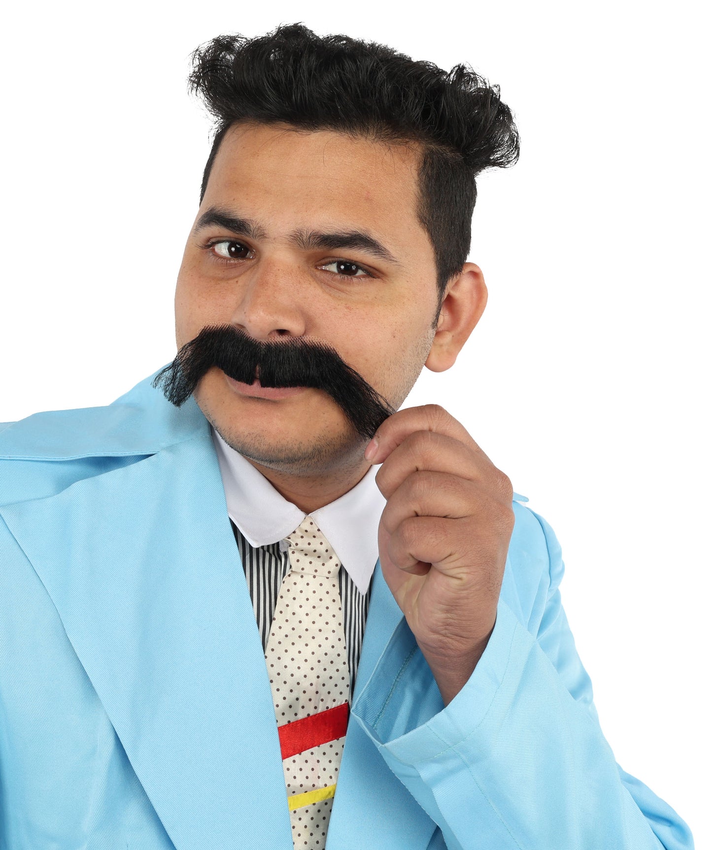 Men's Style Moustache Set | Black Fancy Facial Hair