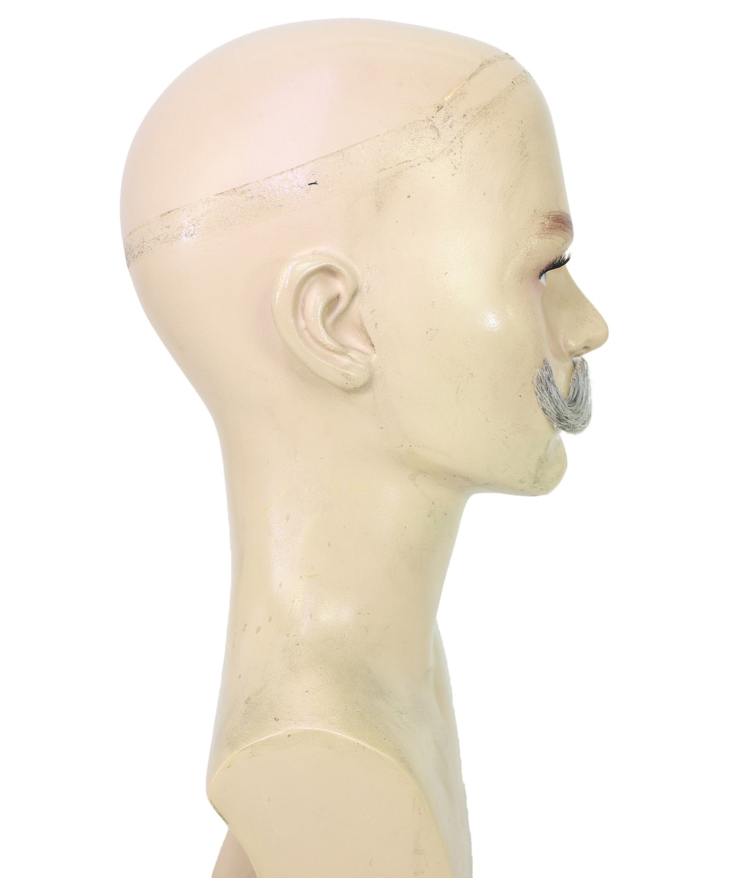 HPO Adult Men HANDLEBAR Tash – Multiple Handlebar Mustache, Self-Adhesive Lightweight Synthetic Fiber Perfect for Cosplay and Themed Events