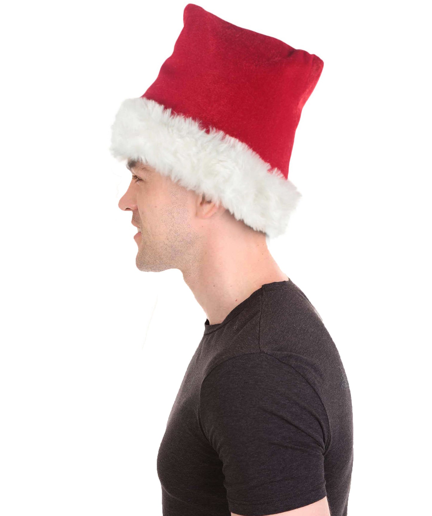 Unisex Christmas Santa Hat, Long Red high-quality Fabrics
