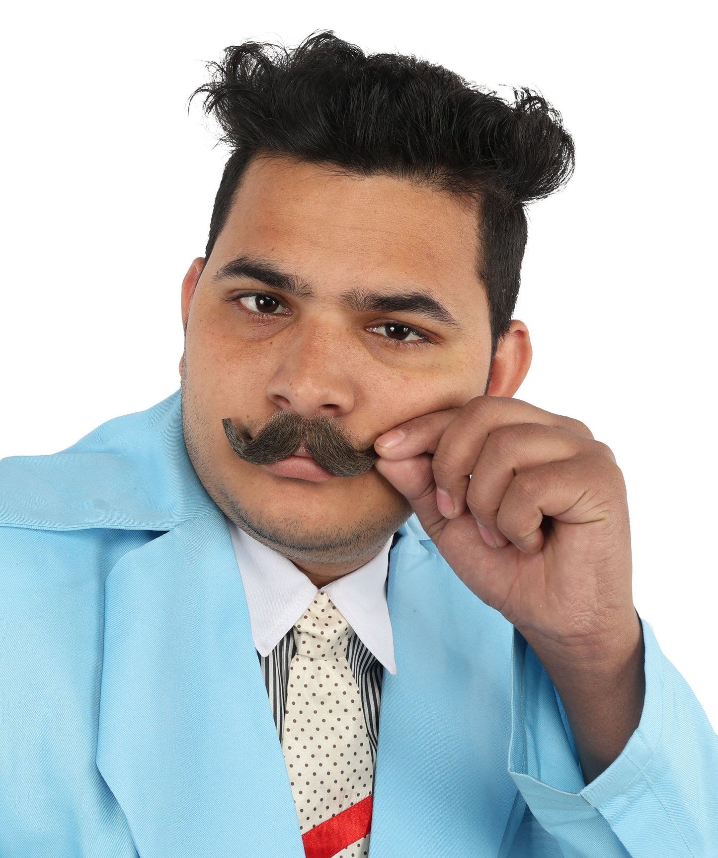 Men's Small Imperial Synthetic Hair Mustache | Multiple Color Options | HPO
