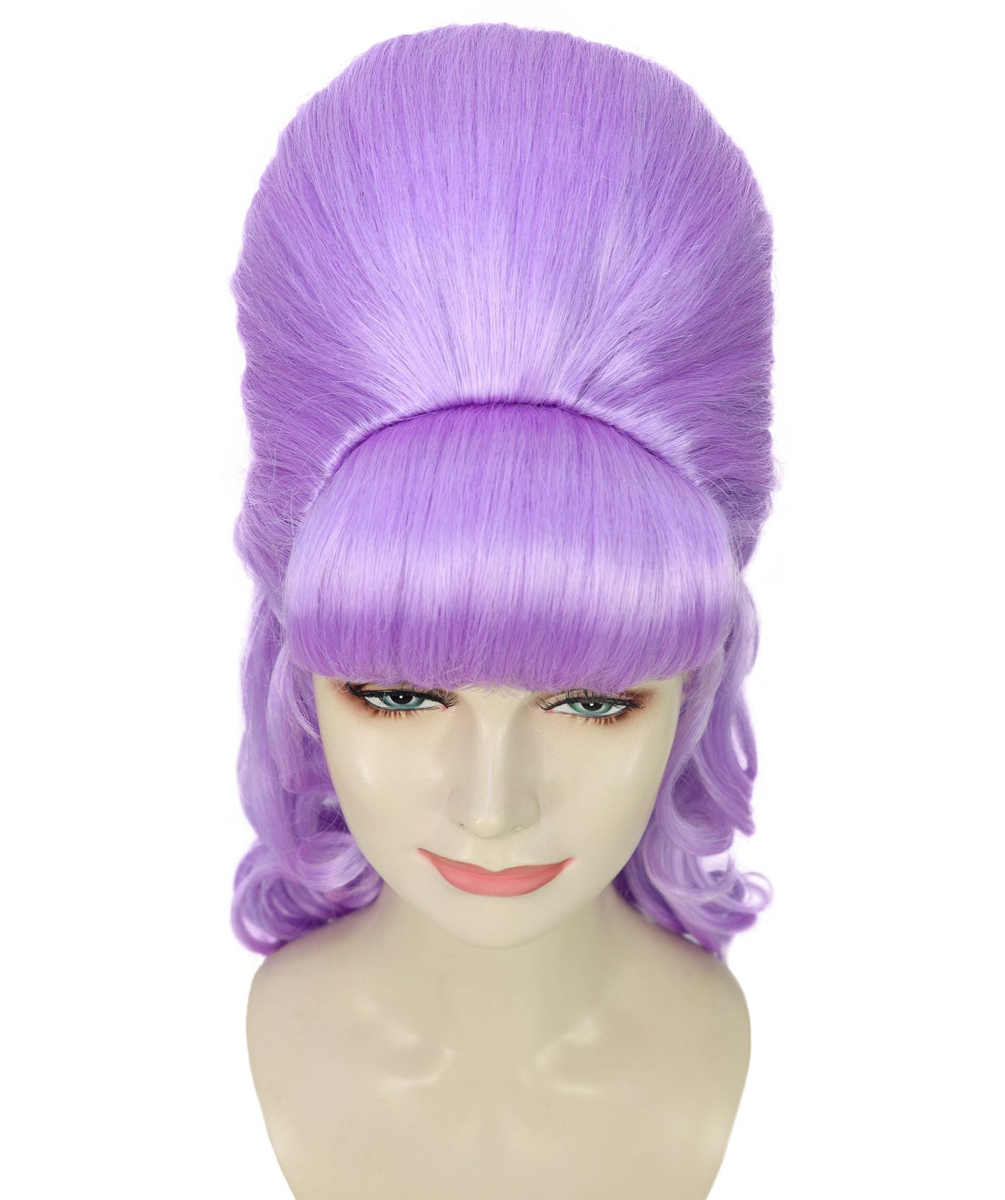 HPO Women's Class 60's Brown Half Updo Wig with Ponytail | Halloween Wig | Flame-retardant Synthetic Fiber