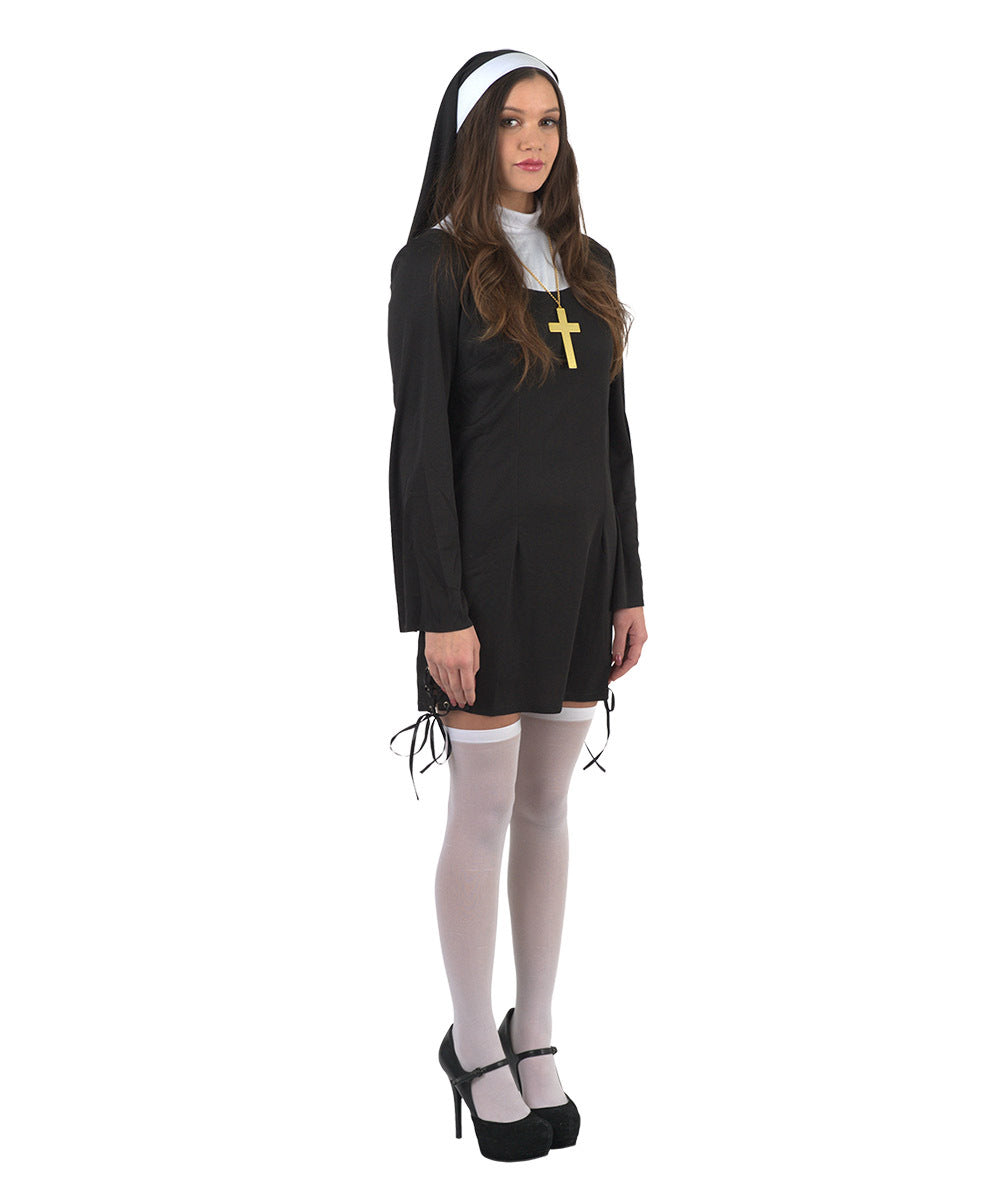 HPO Women's Naughty Nun Costume | Black Halloween Costume HPO Women's Naughty Nun Costume | Black Halloween Costume