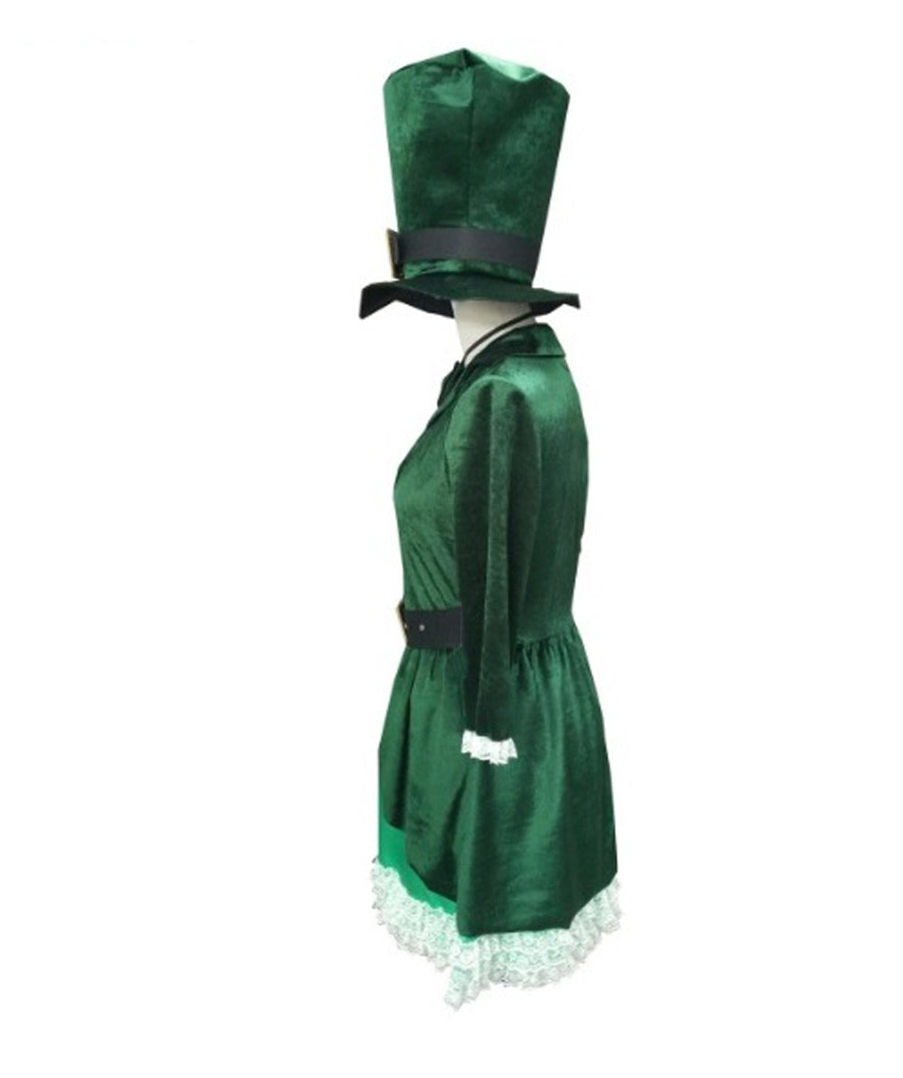 Women's Luscious Leprechaun Costume | Green Halloween Costume | Flame Retardant Synthetic Fabric