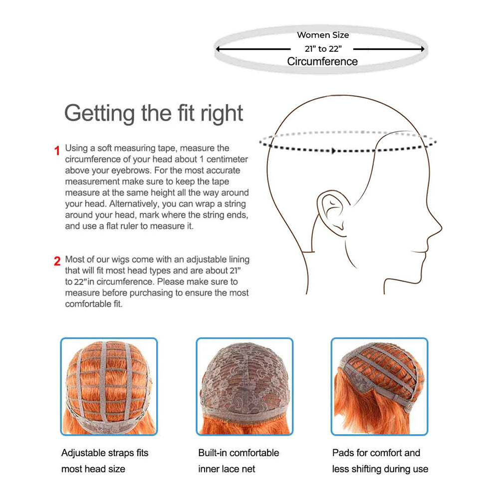 HPO Adult Women’s Vintage Glamour Wavy Wig with Large Voluminous Curls & Rollers | Retro Style | Ideal for Halloween | Breathable Cap