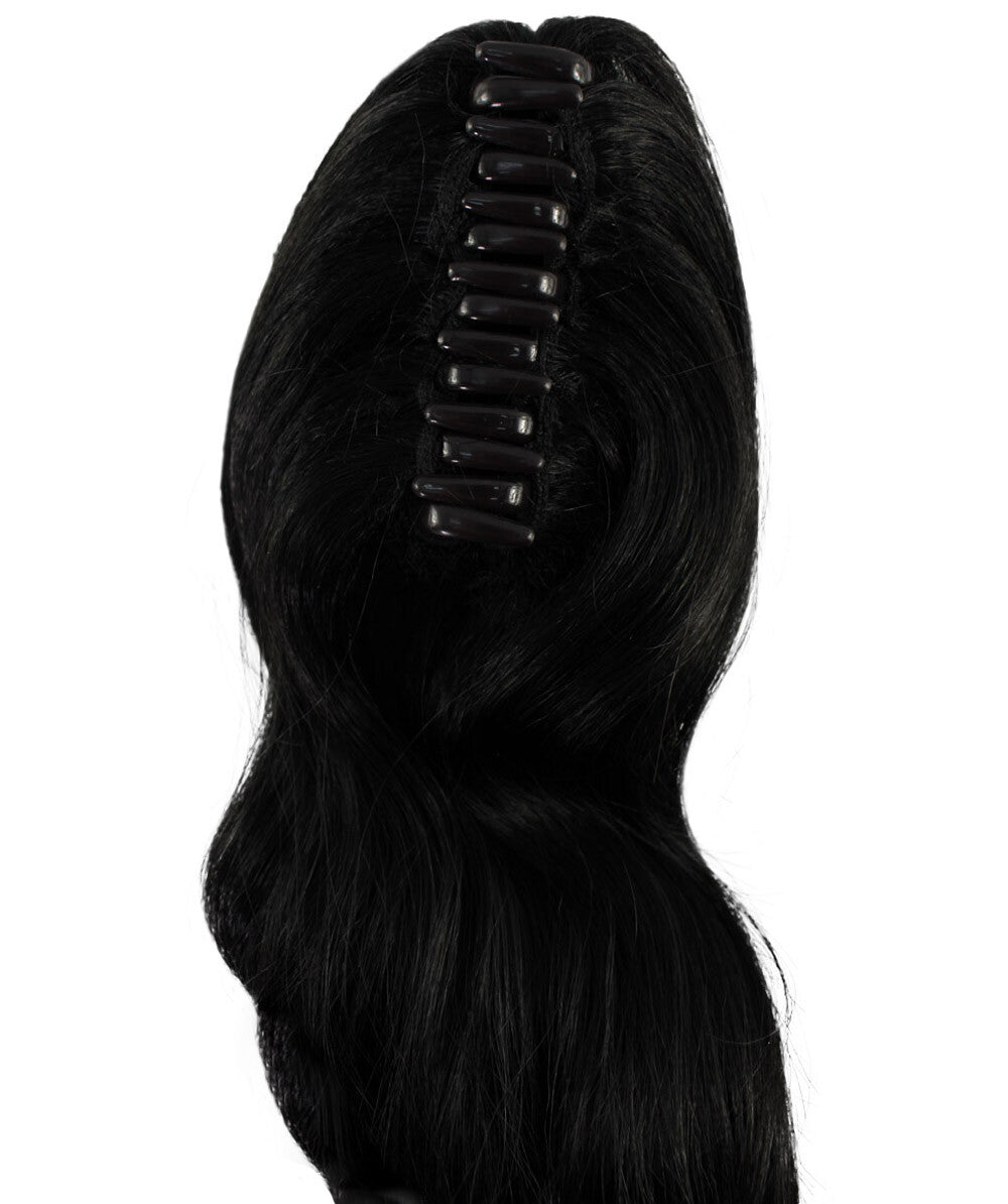 Women’s Loose Curls Jaw Clip Ponytail Extension | Perfect for Halloween | Premium Breathable Capless Cap