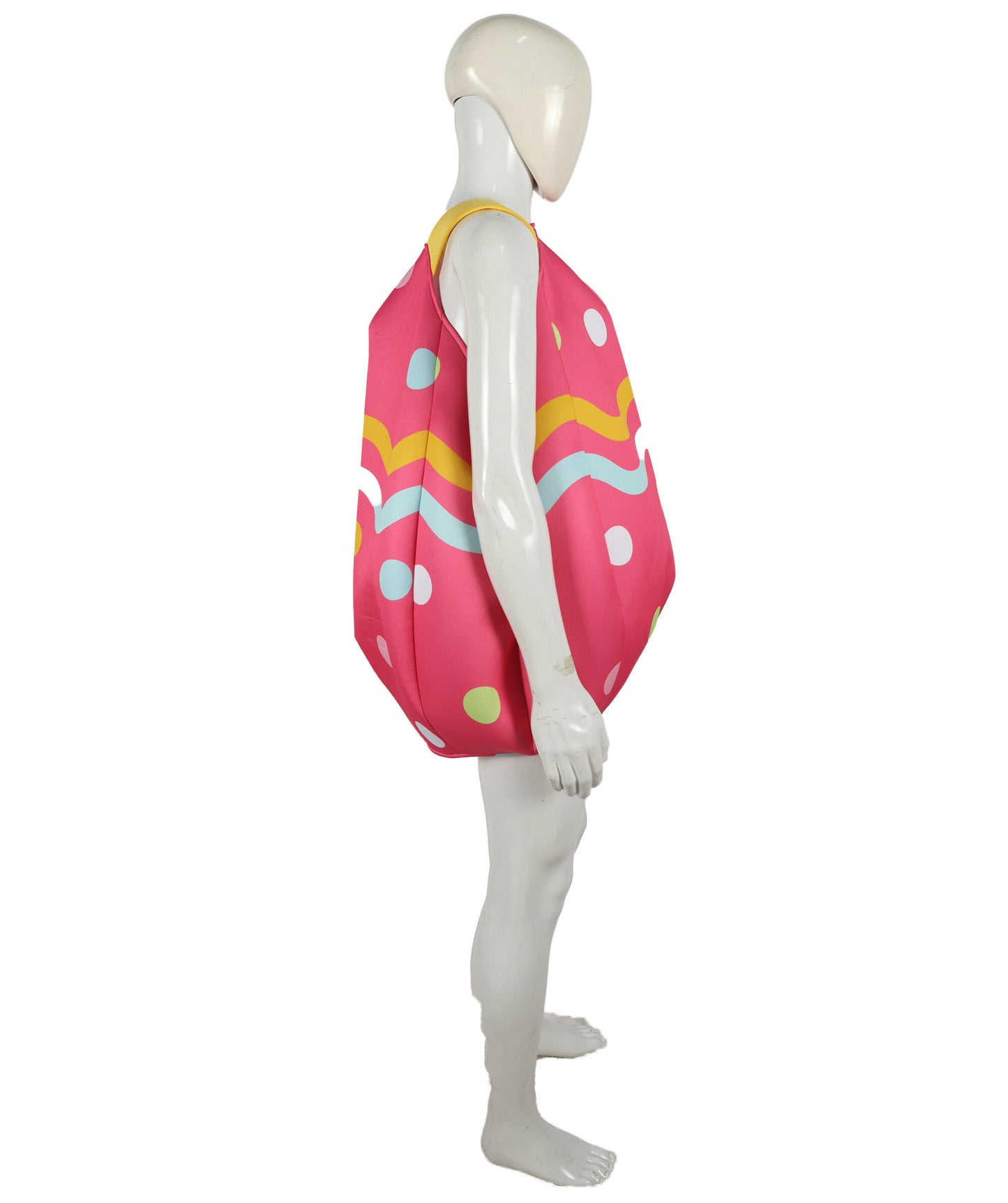 HPO Unisex Funny Multicolor Oval-shaped Egg Costume | Suitable for Halloween | Flame-retardant Synthetic Fabric