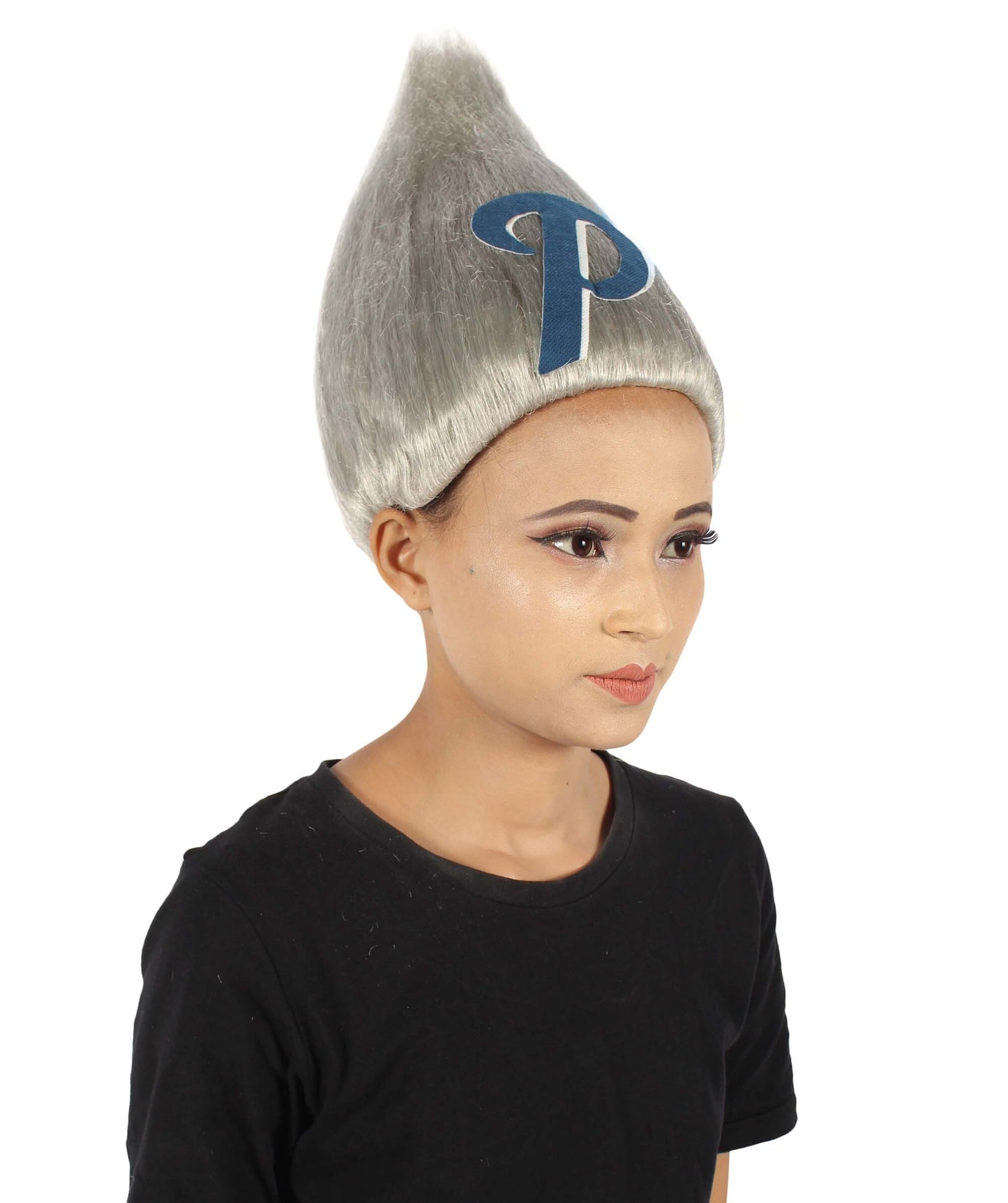 Pointy Troll Grey Wig