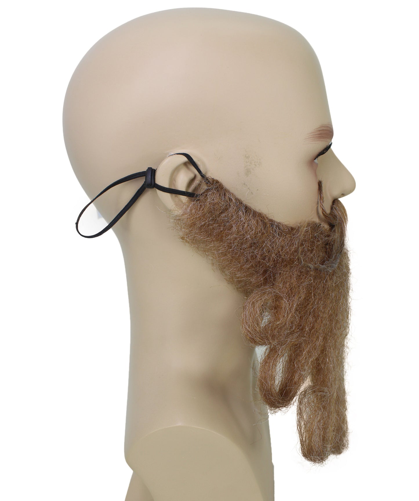 HPO Men's Freestyle Beard Set| Perfect for Halloween| Flame-retardant Synthetic Fiber