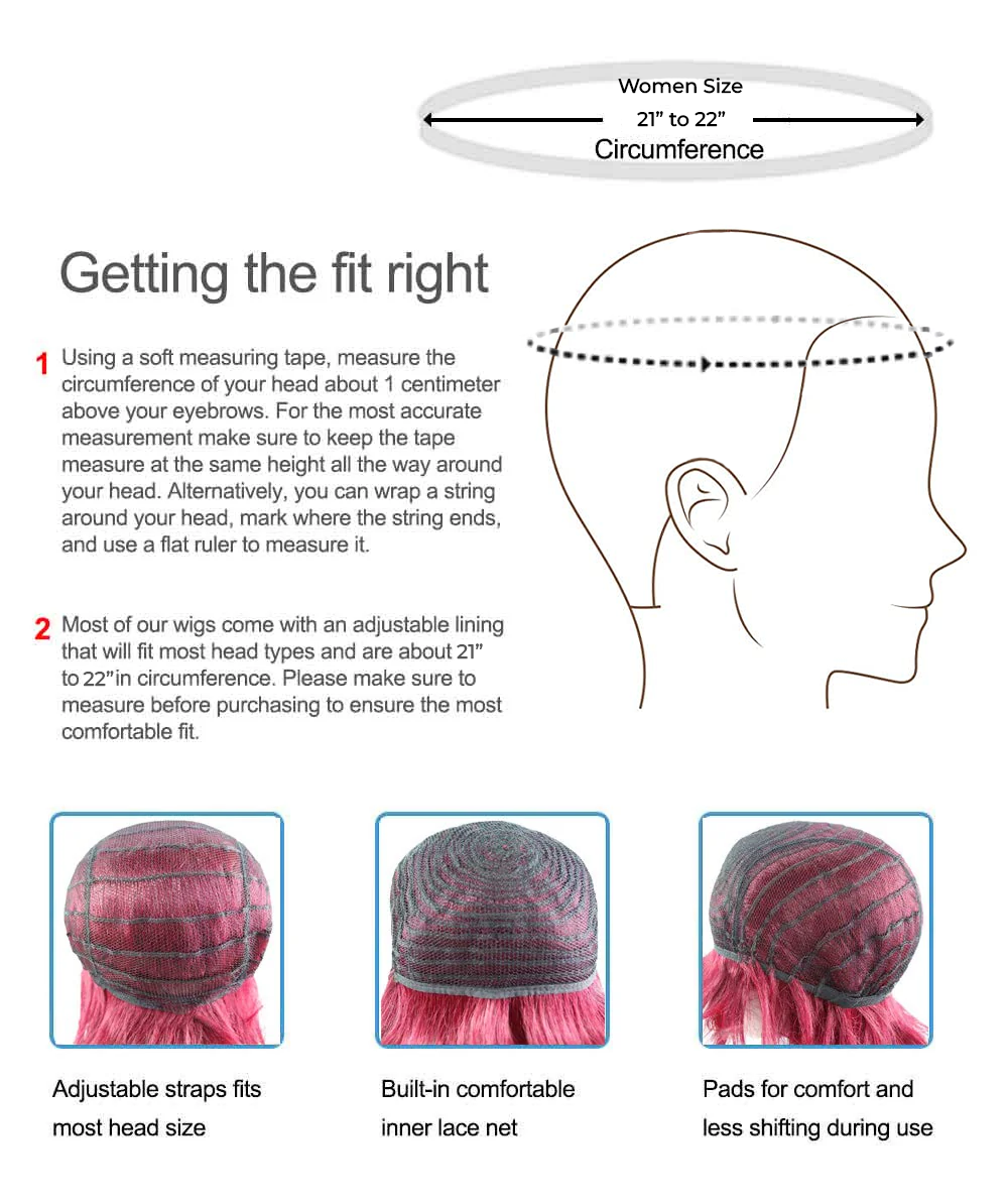 HPO Women Ava Pocket Drag Queen Blonde and Red Wig – Glamorous Voluminous Wigs for Bold Looks, Premium Breathable Capless Cap with Flame Retardant Synthetic Fiber Hair