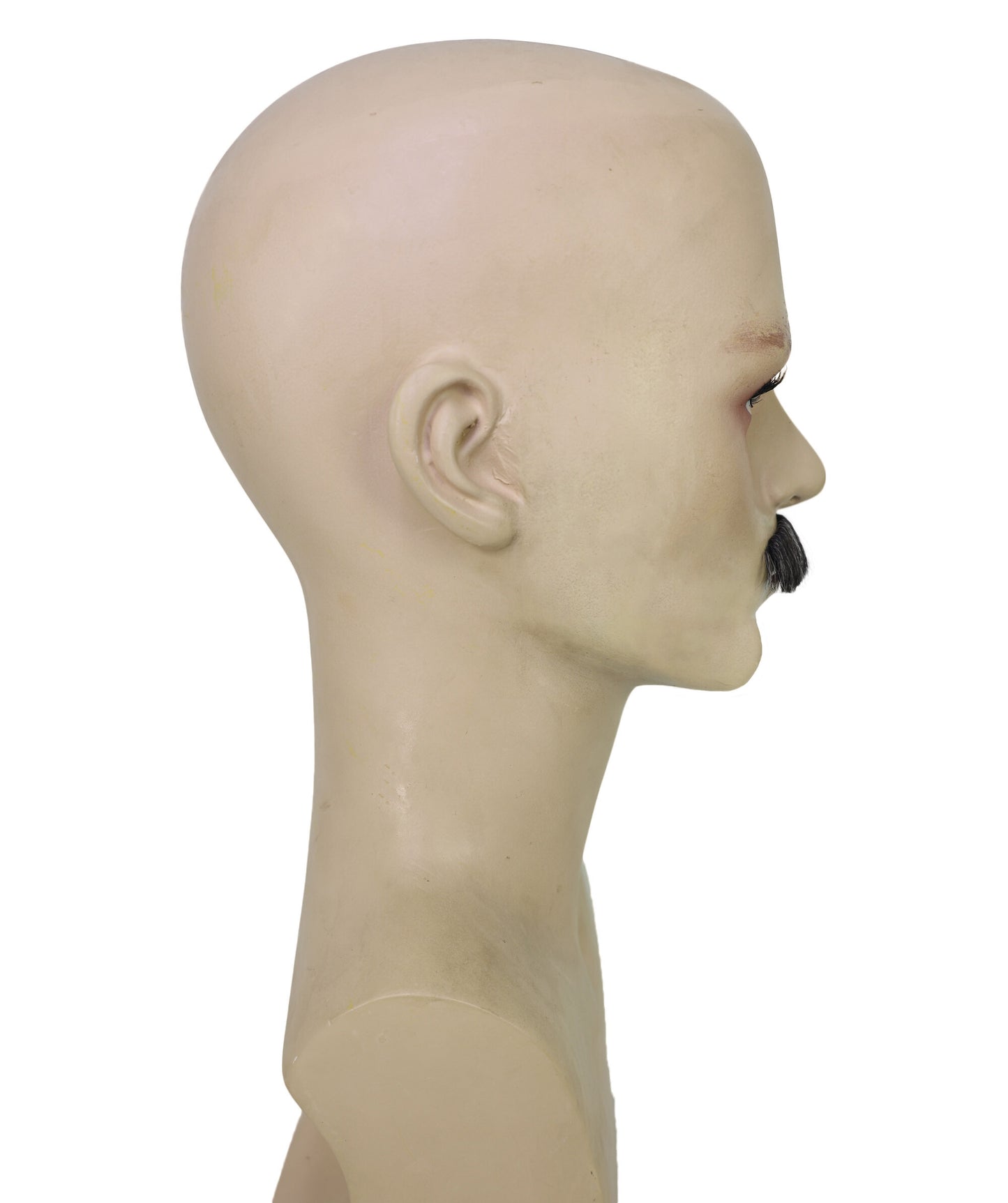 Adult Men's Classic Thick Mustache | Realistic Synthetic Facial Hairpiece with Self-Adhesive | Halloween Parties & Stage