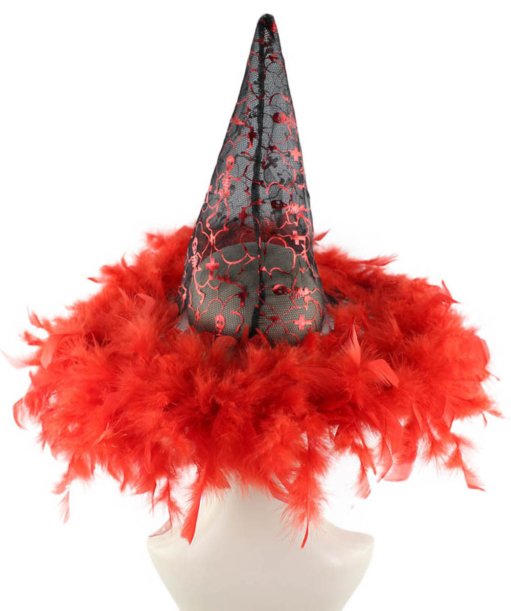 Black & Red Witch Hat