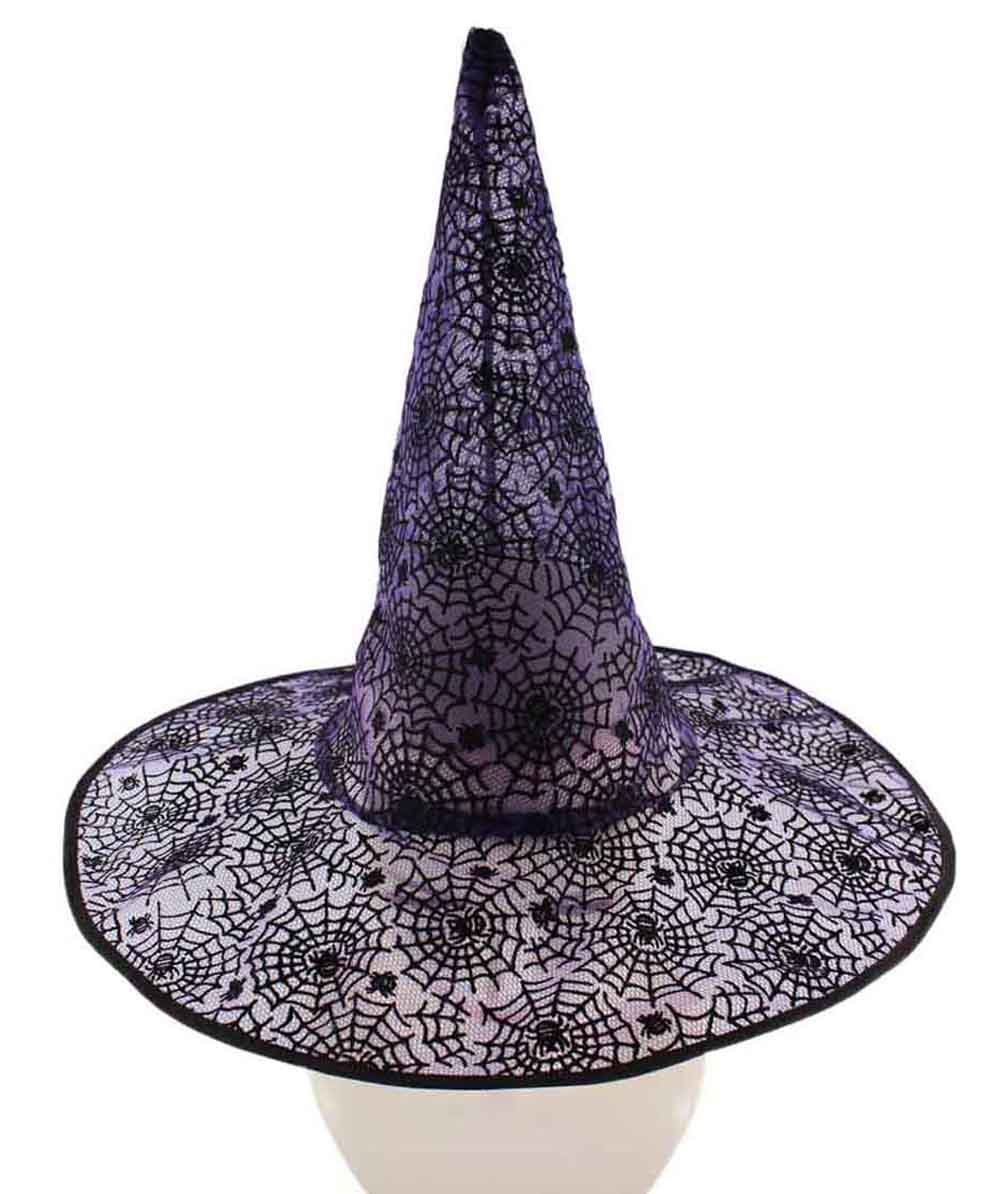 Purple & Black Witch Hat