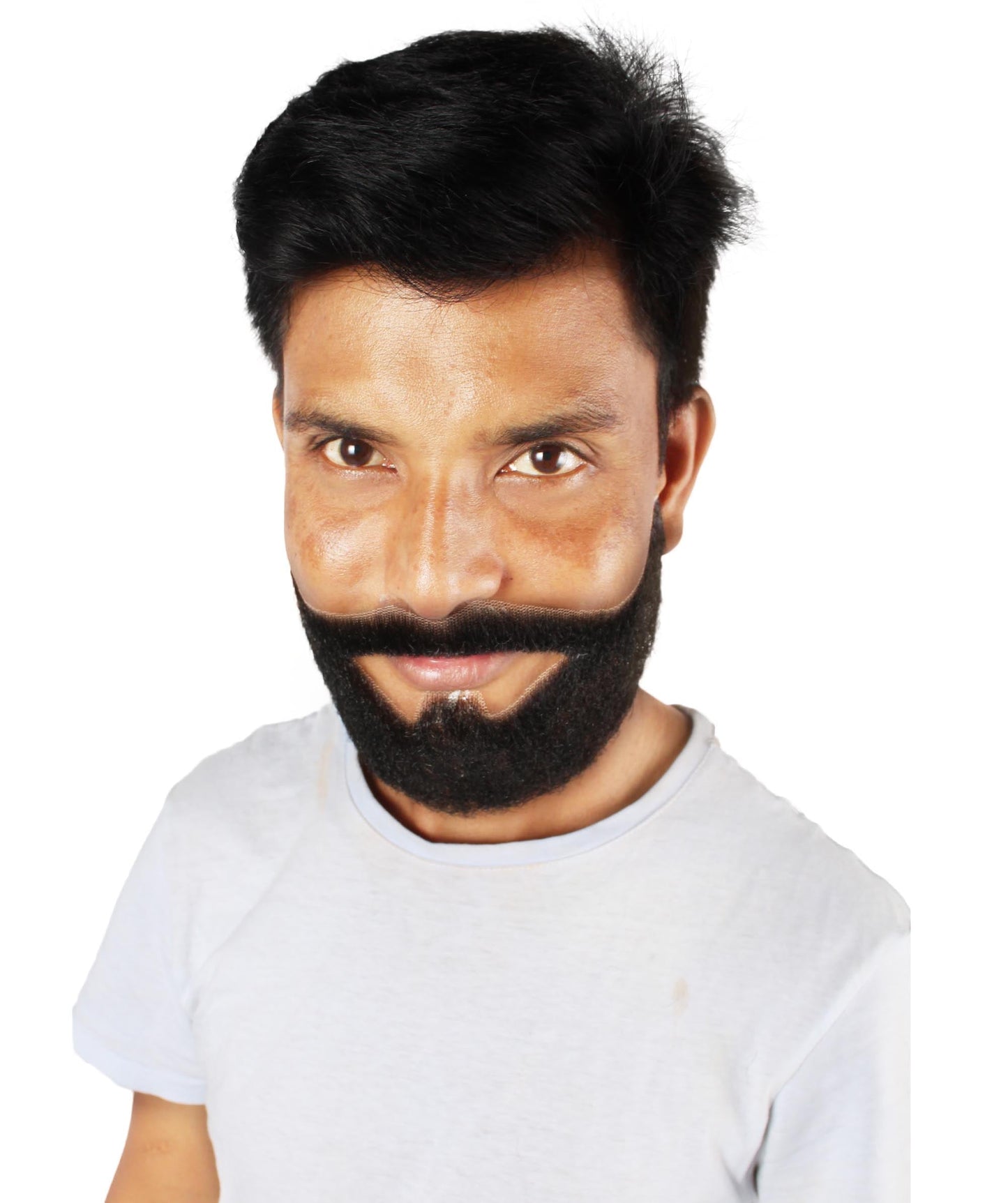 Synthetic Hair Black Beard