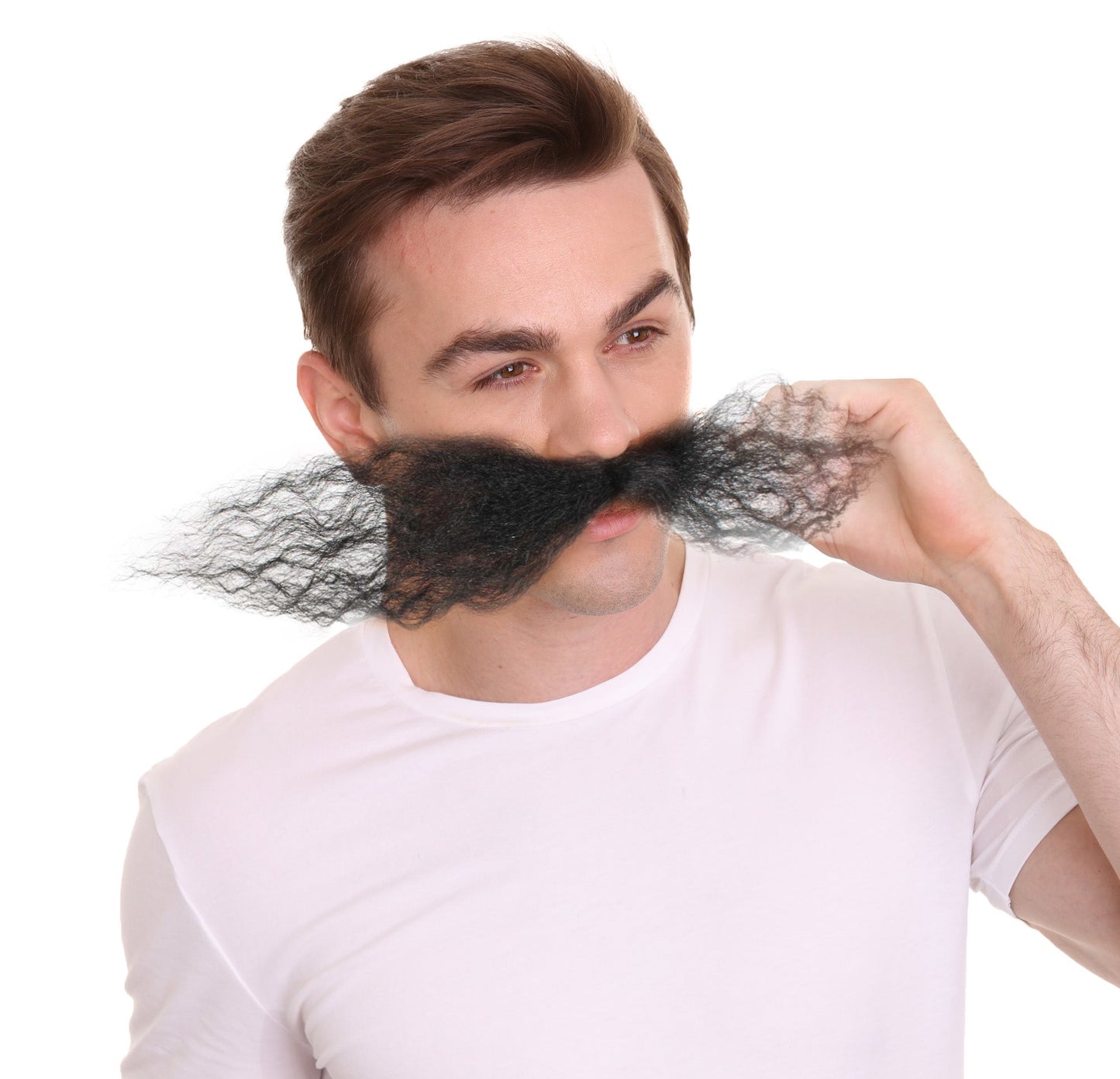 HPO Men's Dr Egg Head Mechanical Genius Curly Mustache Multiple Color Options