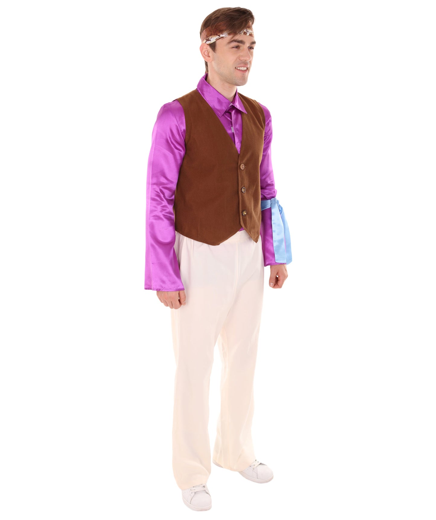 HPO Men's American Legendary Guitarist Hendri Costume, Multi Fancy Costume