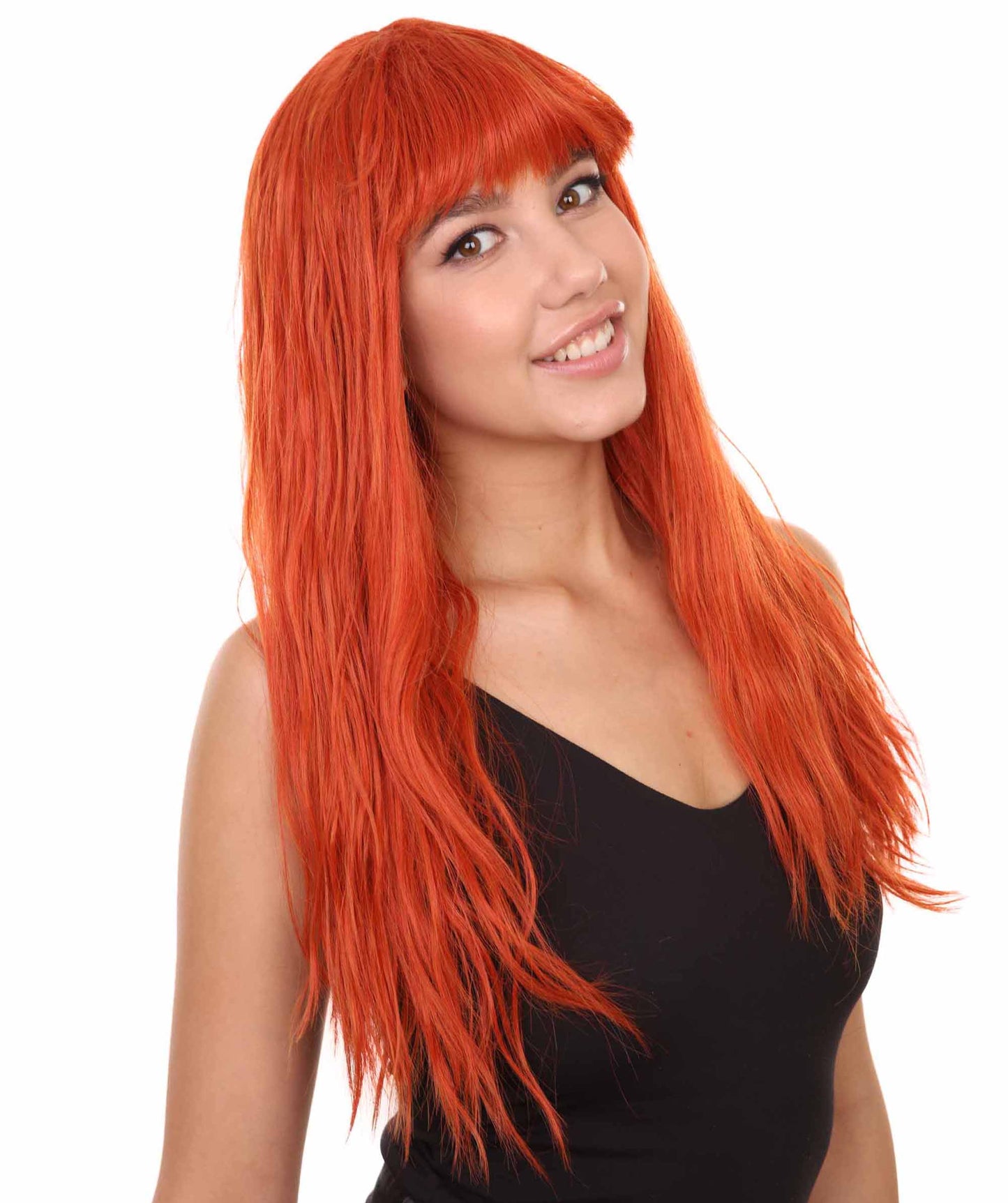 Natural Deep Red Beauty Wig