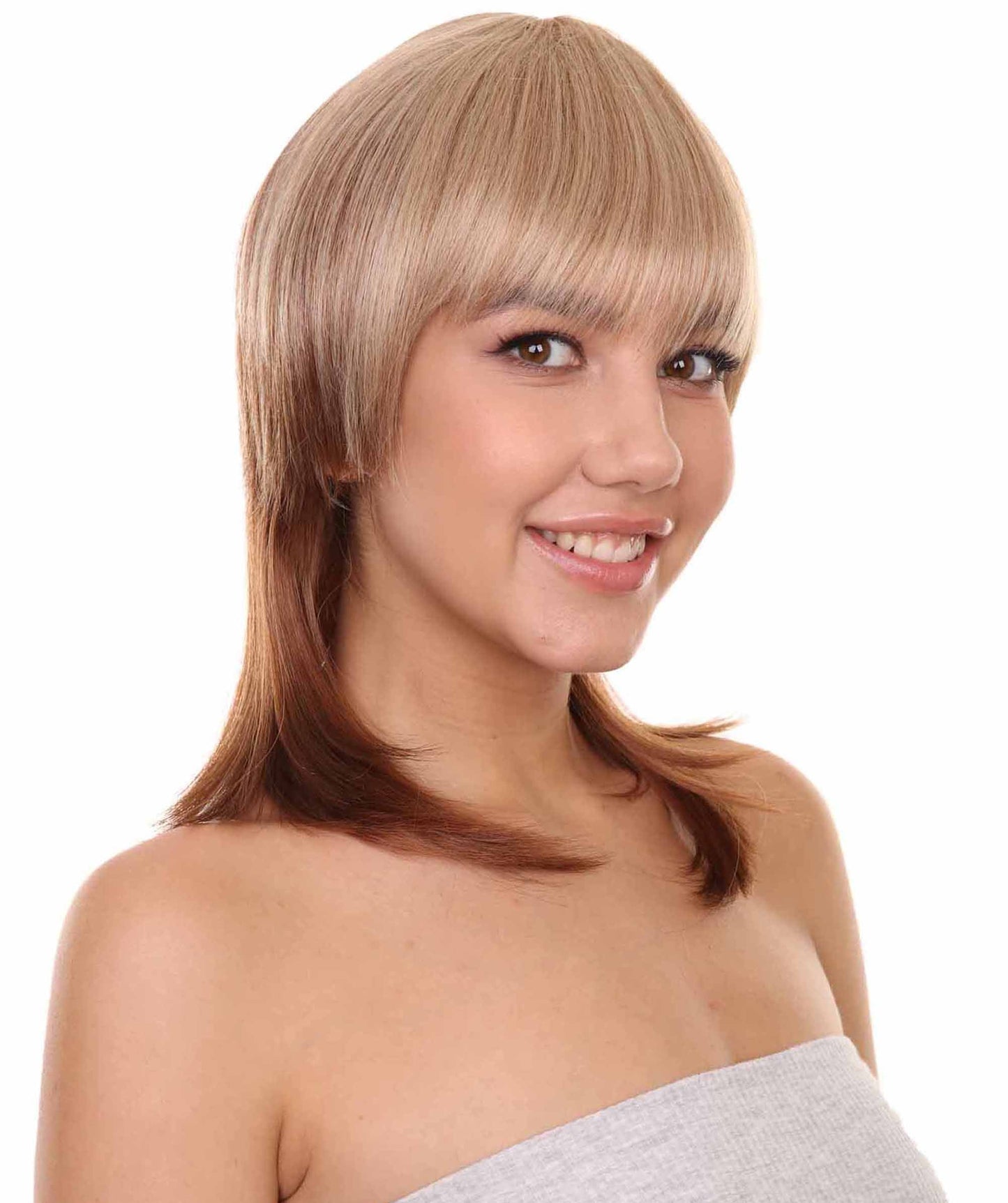 American Actress Mullet Wig
