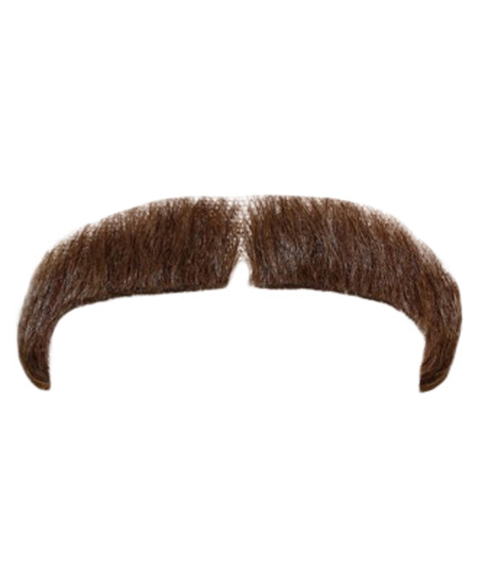 Brown Thick Moustache