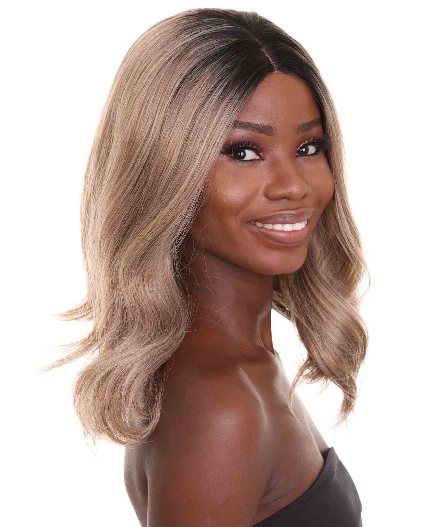 Women's 14" in. Lace Front Heat Resistant Iconic Wig - Designed with Adjustable Lining for Universal Comfort - Heat Resistant Synthetic Fibers | Nunique