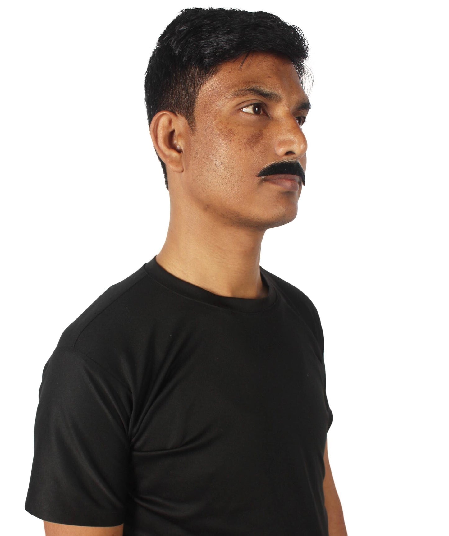 HPO Men's Human Hair Mustache Fancy Facial Hair