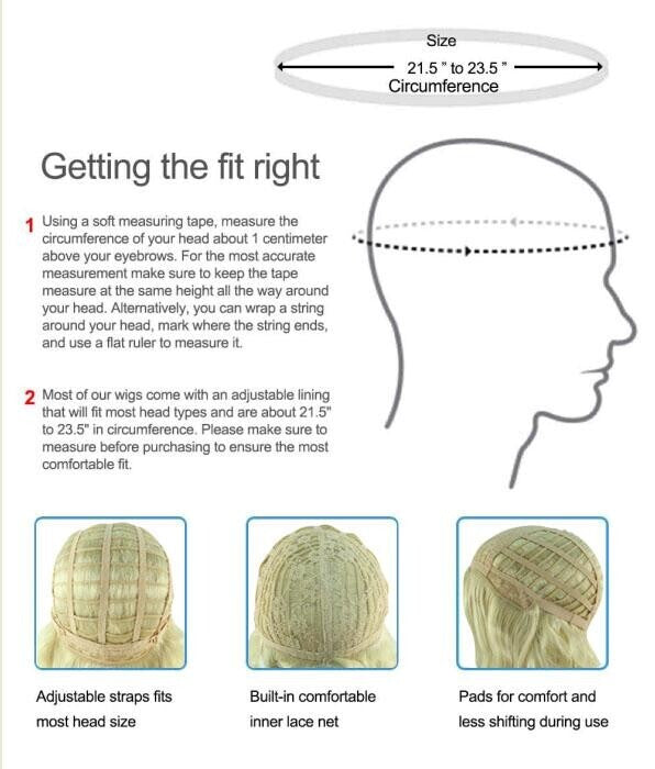 Party Girl Blonde Wig with Bangs