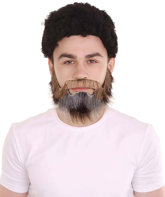 80's Painter Full Beard and Mustache