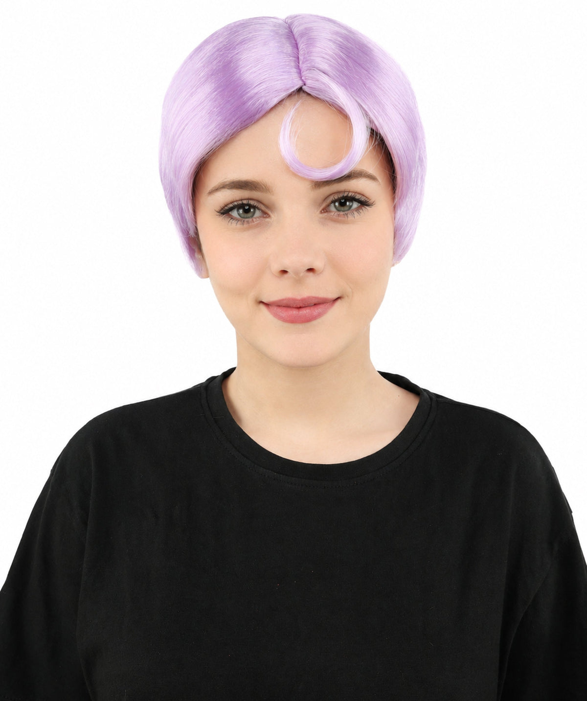 HPO Adult Women’s 10-Inch Short Wig | Multiple Color Options | Celebrity Hairpiece for Costume, Cosplay, and Themed Parties | Sleek and Modern Hairpiece for Versatile Looks