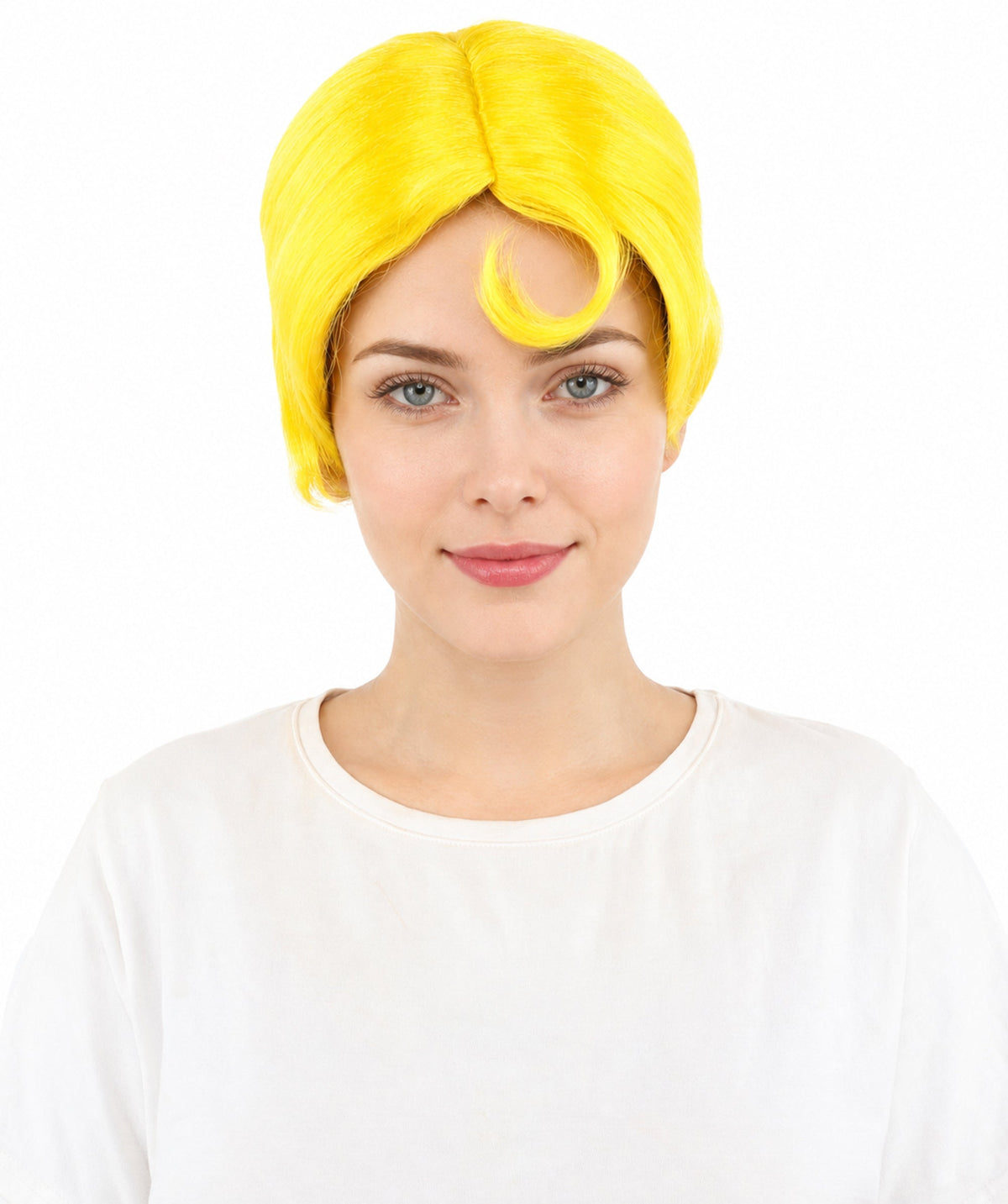HPO Adult Women’s 10-Inch Short Wig | Multiple Color Options | Celebrity Hairpiece for Costume, Cosplay, and Themed Parties | Sleek and Modern Hairpiece for Versatile Looks
