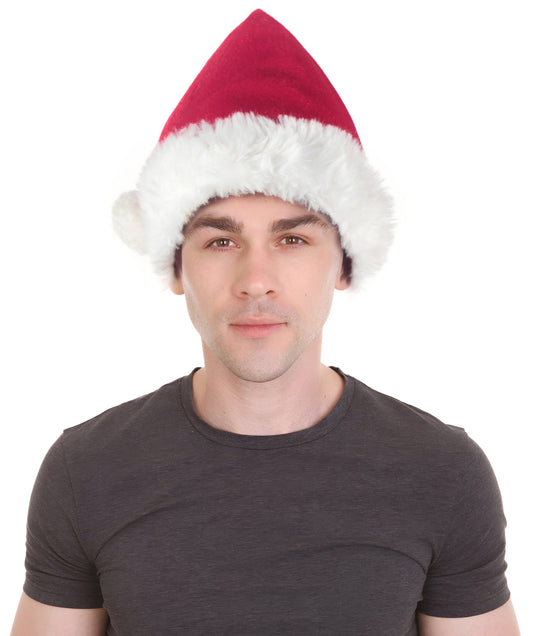 Unisex Christmas Santa Hat, Long Red high-quality Fabrics