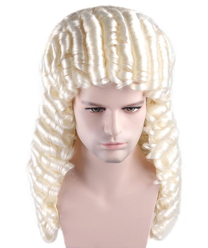 HPO Sir Riggs Wig | Blonde Color Colonial Halloween Wig