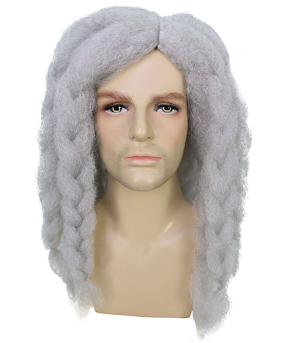 HPO Men's Famous Singer Black Dreadlocks Wig | Halloween Wig | Flame-retardant Synthetic Fiber