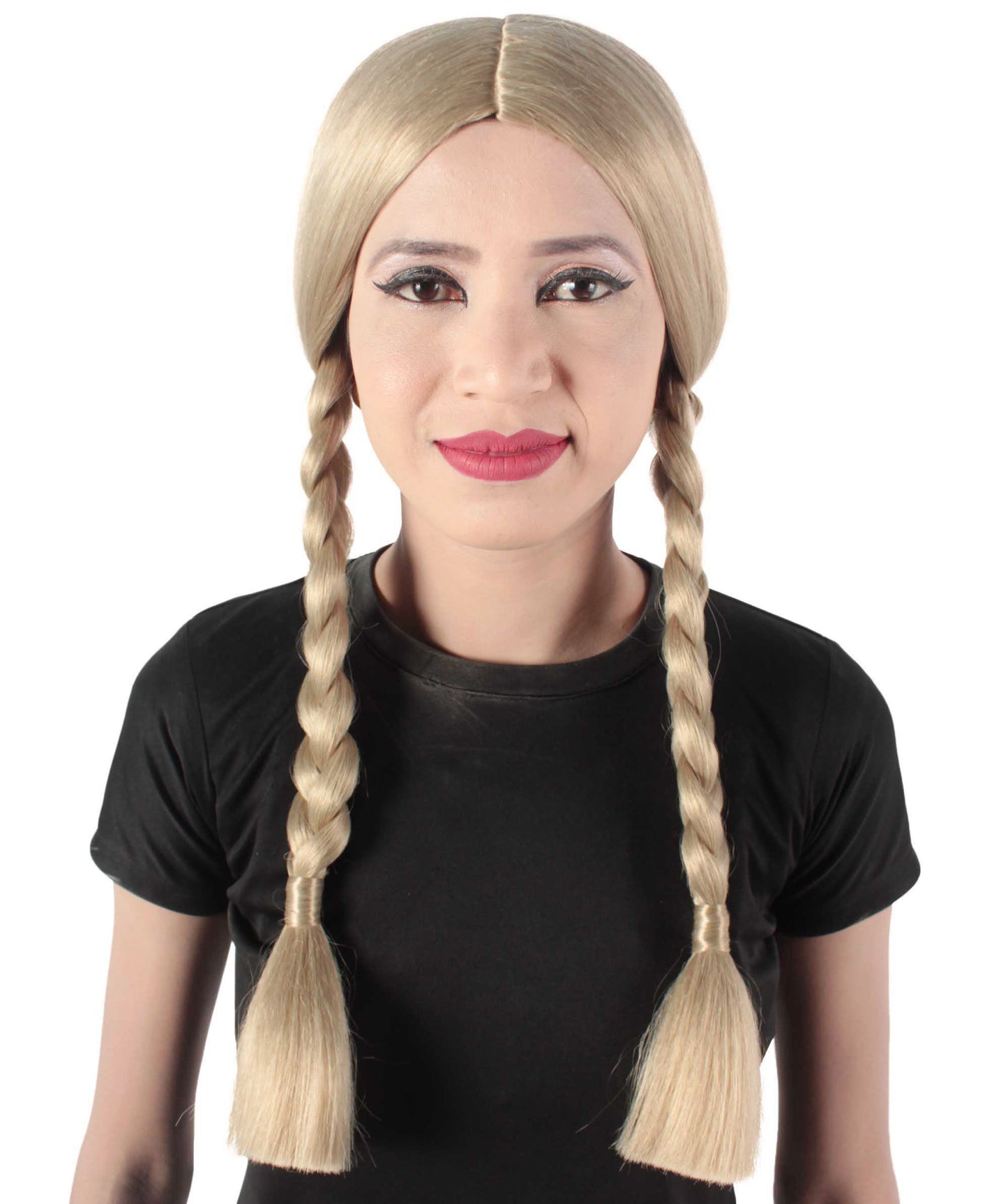 HPO Women's  Braided Gothic Wig | Multiple Color Collections TV Movie Wigs | Premium Breathable Capless Cap