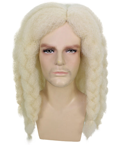 HPO Men's Famous Singer Black Dreadlocks Wig | Halloween Wig | Flame-retardant Synthetic Fiber