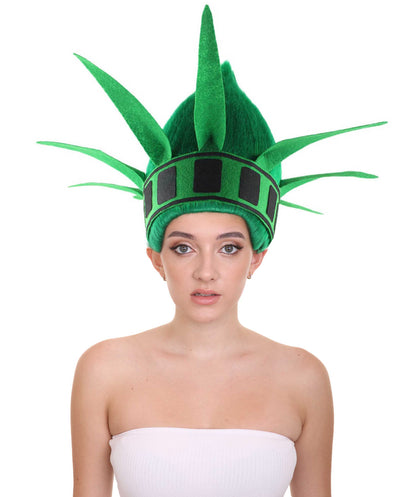 The Statue of Liberty Wigs | Women's Sports Wigs | Premium Breathable Capless Cap