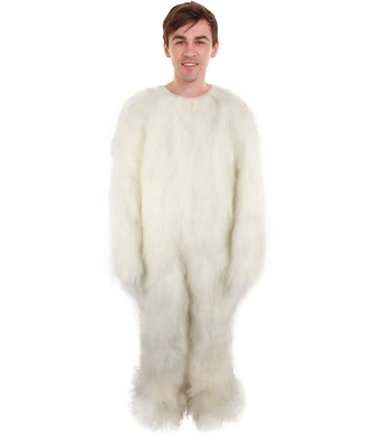 HPO Unisex Easter Bunny Furry Costume I Best for Halloween I Flame-retardant Synthetic Fiber