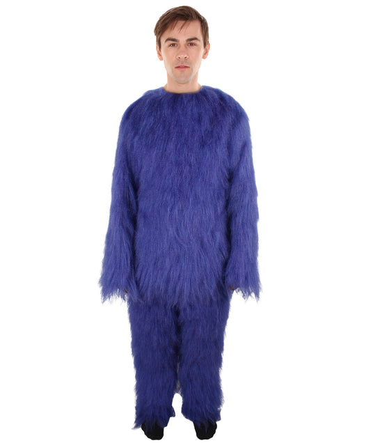 HPO Unisex Cartoon Purple Furry Bug Costume | Perfect for Halloween | Flame-retardant Synthetic Fabric