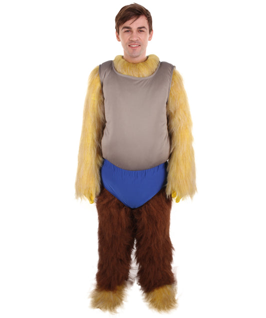 HPO Unisex Yellow Furby Doll Costume| Perfect for Halloween| Flame-retardant Synthetic Fabric