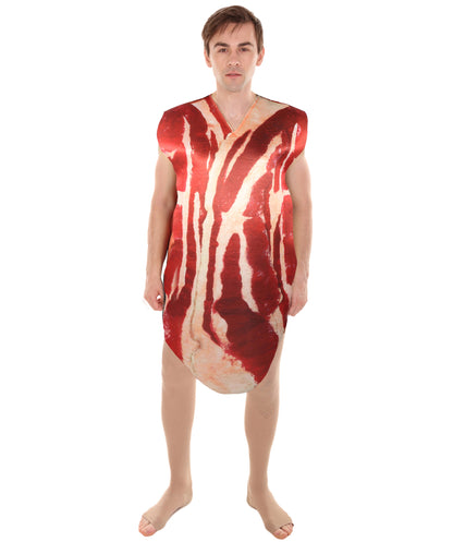 HPO Adult Unisex Food Friend Meat  and Bacon Breakfast multiple Costume | Suitable for Halloween | Flame-retardant Synthetic Fabric