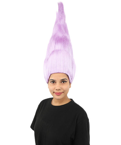 HPO Adult & Teen Women's Tall Cone Wig | Multicolor Options, create of synthetic fiber, extremely tall smooth pointed texture, breathable base | Party, Halloween, theater, drag, performance, costume events