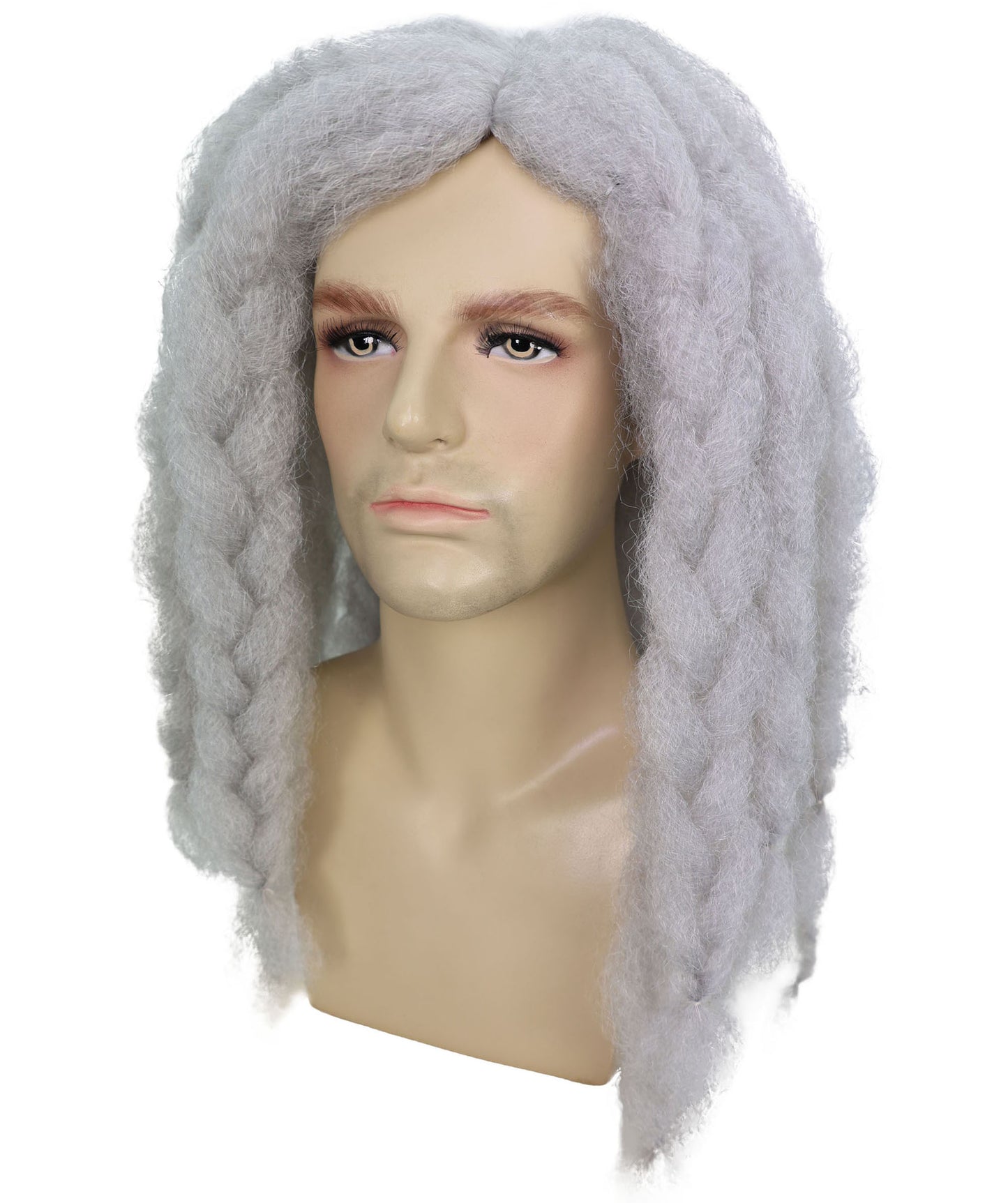 HPO Men's Famous Singer Black Dreadlocks Wig | Halloween Wig | Flame-retardant Synthetic Fiber