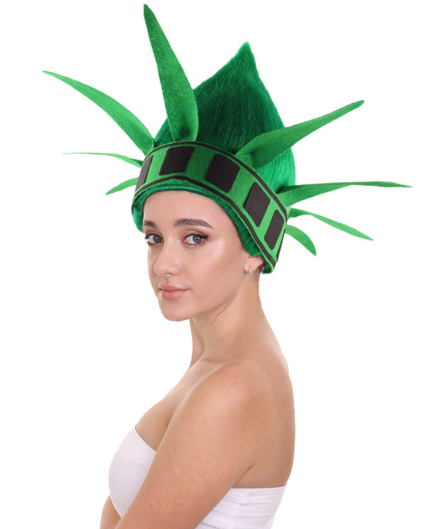 The Statue of Liberty Wigs | Women's Sports Wigs | Premium Breathable Capless Cap