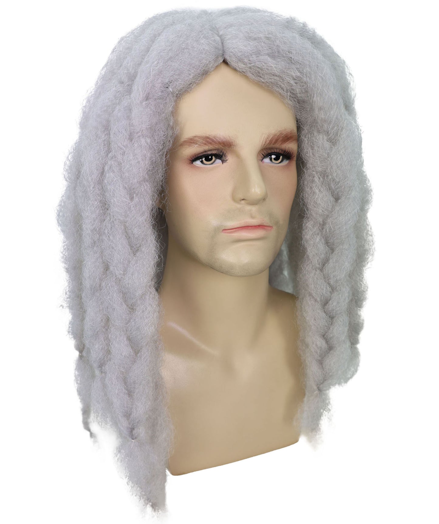 HPO Men's Famous Singer Black Dreadlocks Wig | Halloween Wig | Flame-retardant Synthetic Fiber