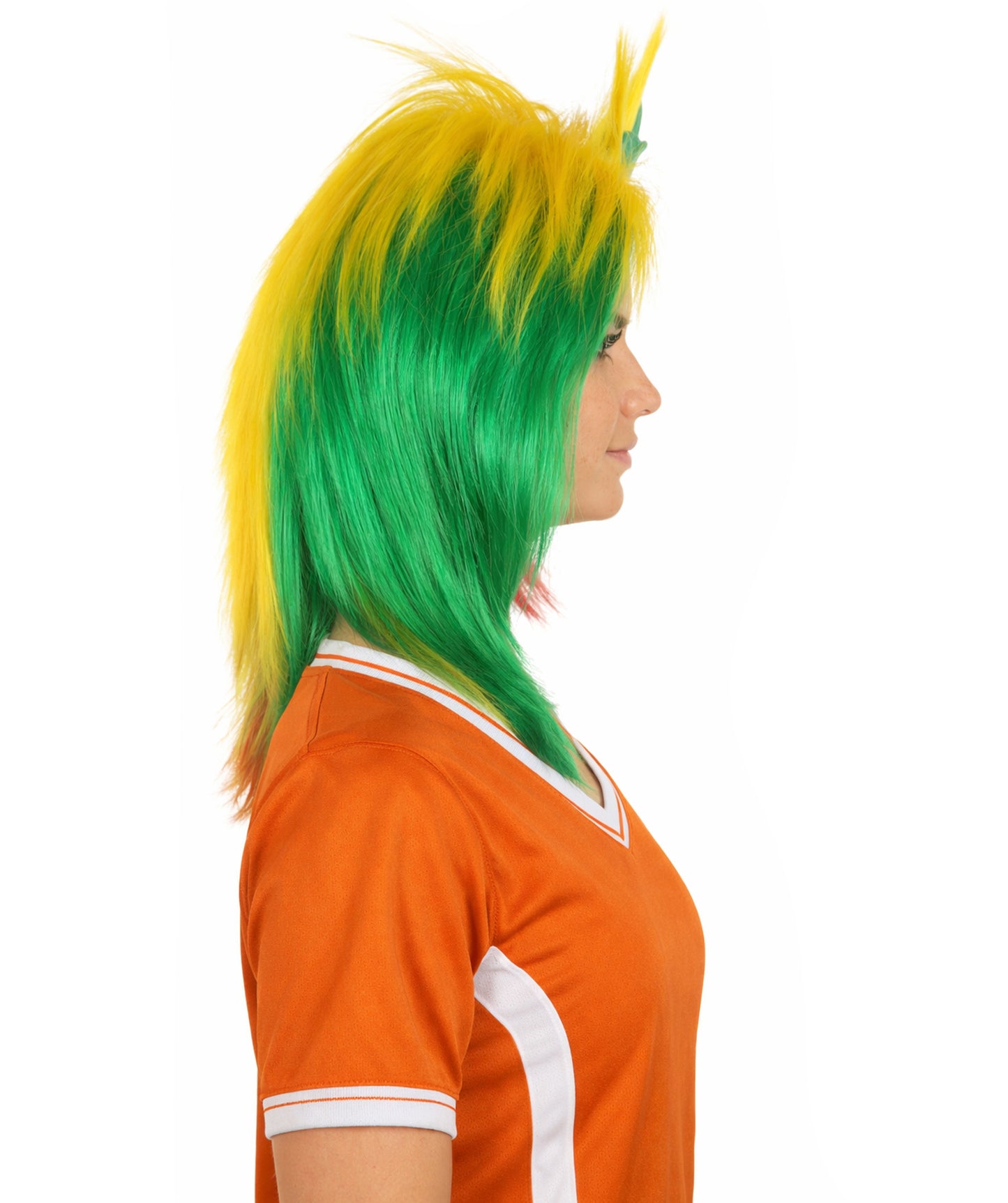 Senegal Flag Sports,80's Mullet Wig | Premium Breathable Capless Cap