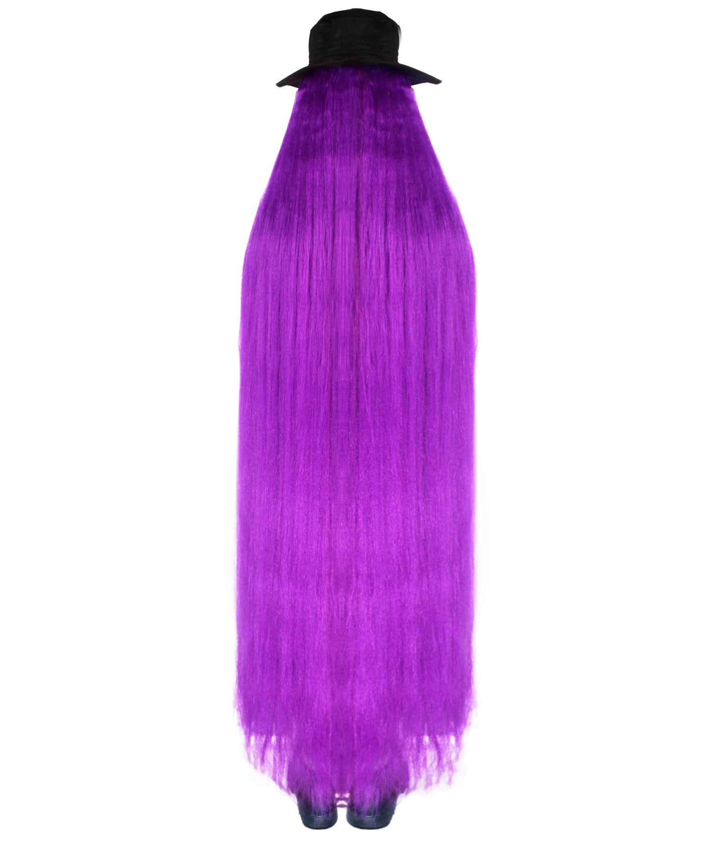 Adult Hairy Cousin It 66 Inch Long Full Costume with Wig , Hat and Glass| Multiple Color Options | Flame-retardant Synthetic Fabric