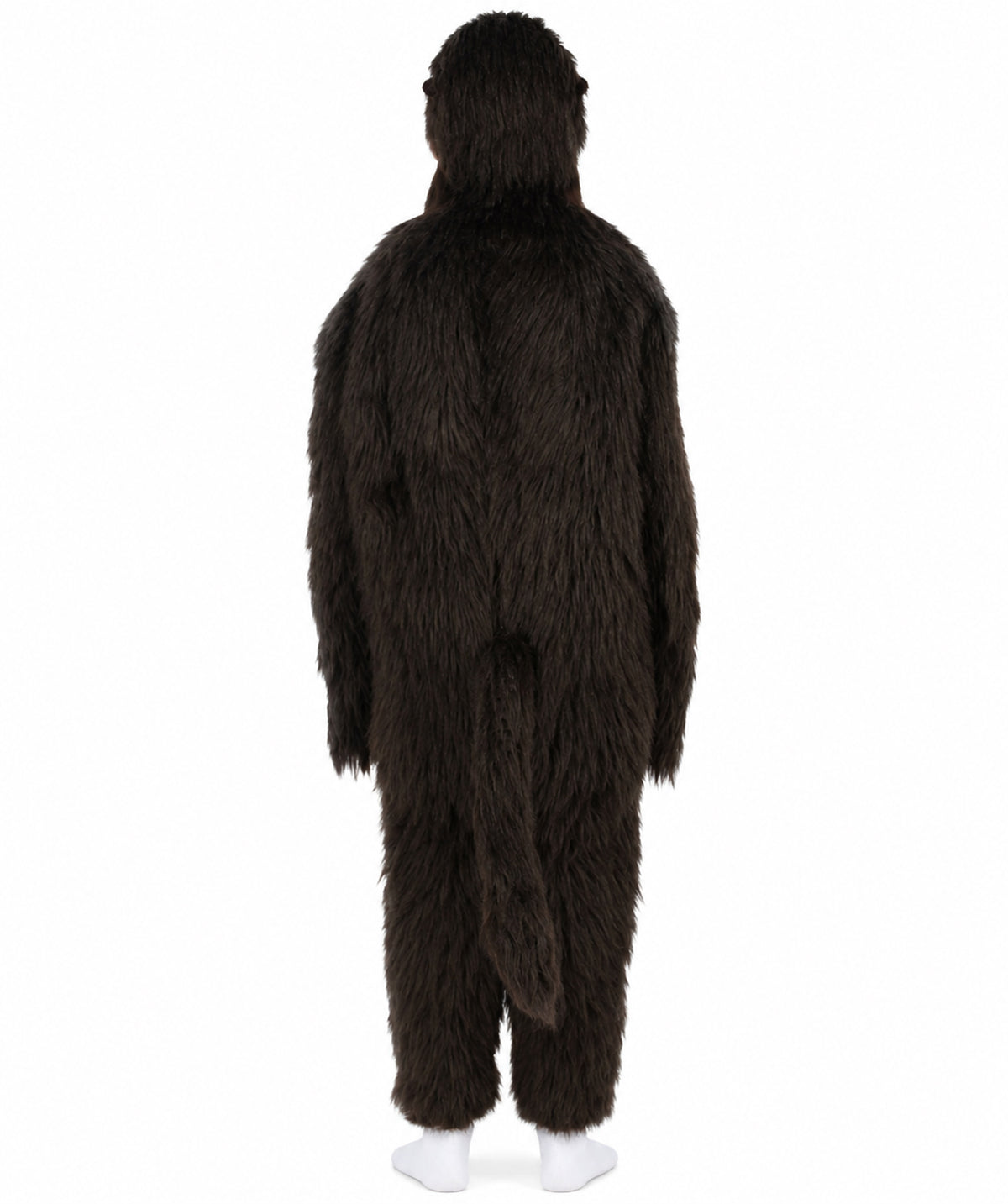 HPO Black and Grey Gorilla Costume with Mask | Long Synthetic Fibers Bundle