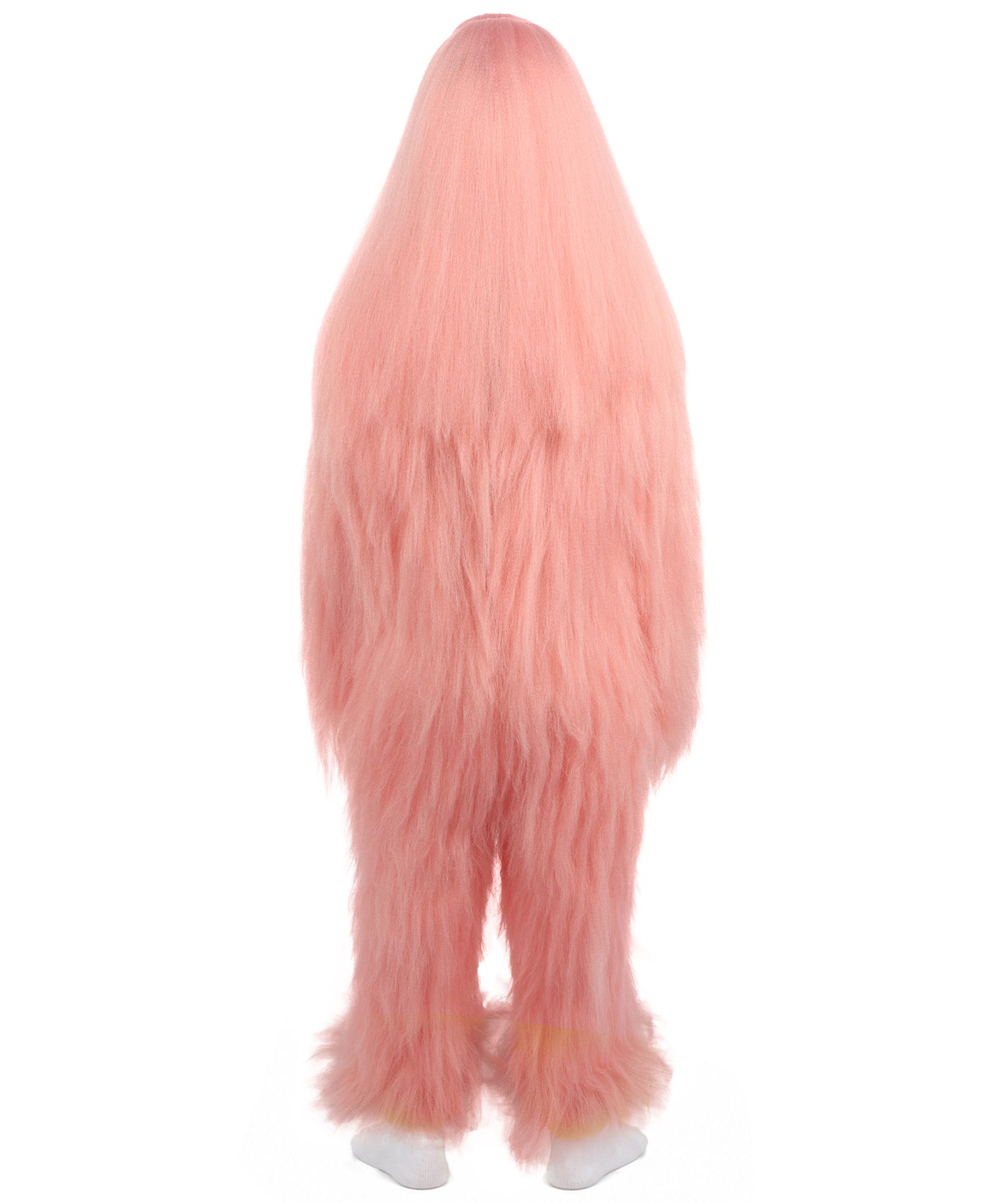 HPO Teen Extreme Hairy Person Costume Bundle & Mask Set - Full-Body Hair Suit Extra-Long Costume Wig for Halloween, Cosplay & Parties - Multiple Color Options