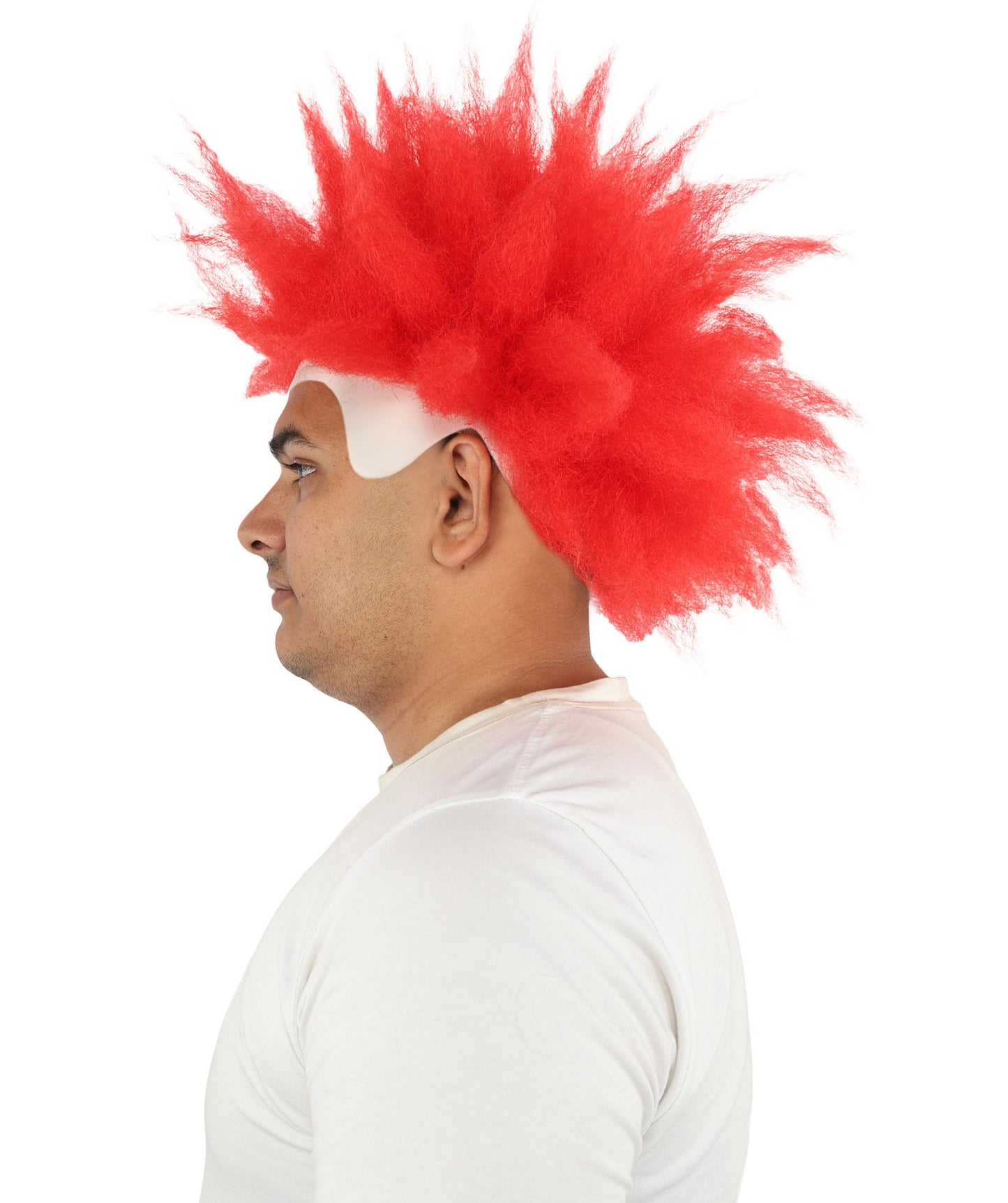Men's Spiky Clown Theatrical Wig | Multicolor Options | Create of synthetic fiber, massive spiky volume, integrated forehead piece | Party, Halloween, theater, drag, performance, costume events