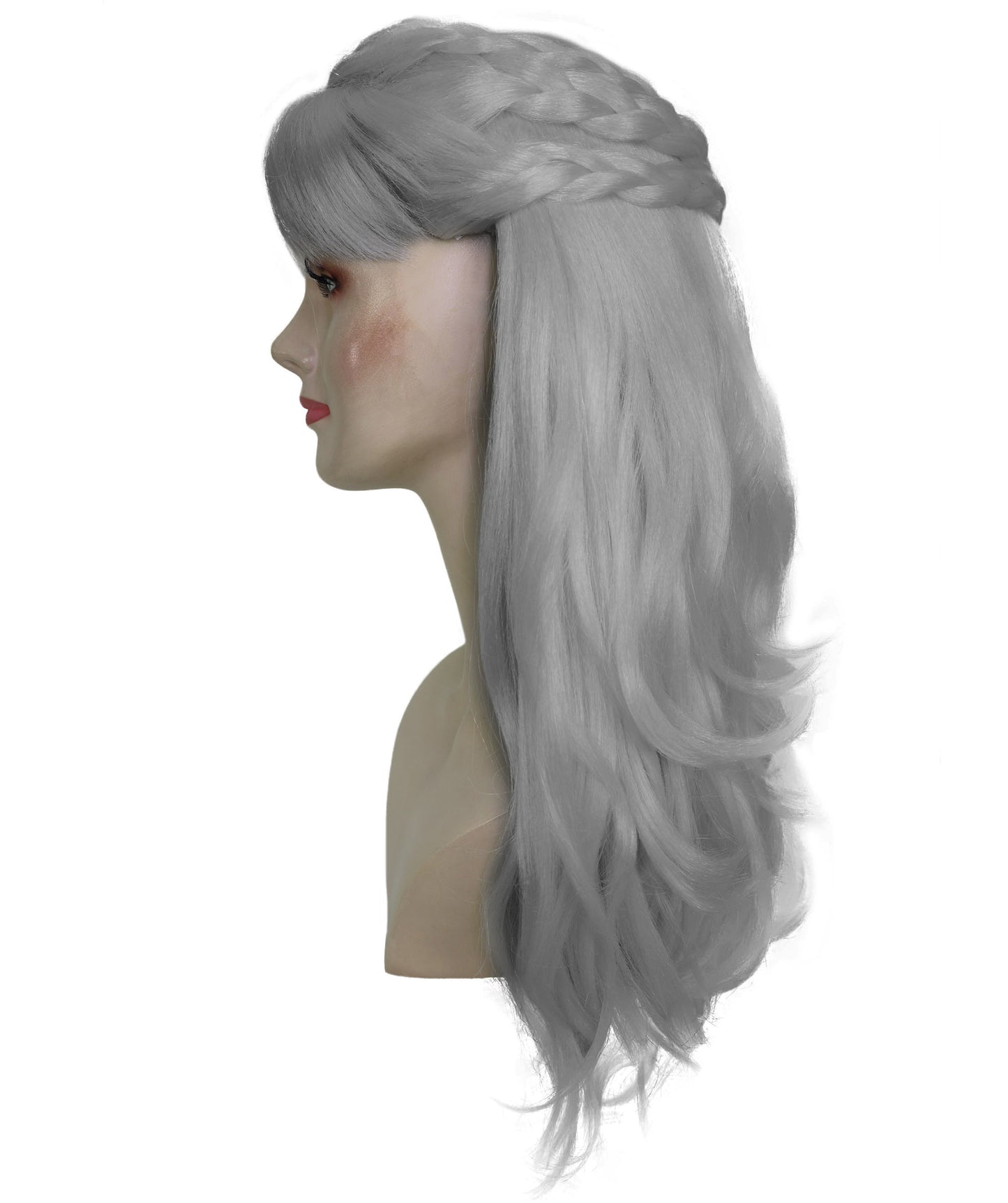 HPO Women's Curly Long Length Trendy Keepsake Multiple Color Options Wig