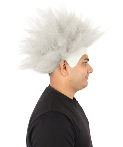 Men's Spiky Clown Theatrical Wig | Multicolor Options | Create of synthetic fiber, massive spiky volume, integrated forehead piece | Party, Halloween, theater, drag, performance, costume events